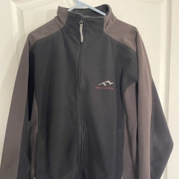 Green/Black Fleece Jacket - Picture 1 of 2